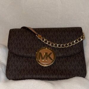 Michael kors Signature Small Fulton Flap Gusset Crossbody